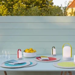 Tisch- & Küchentextilien|Tisch- & Küchentextilien>REMEMBER Baumwoll-Tischsets 'Mint', 2er-Set