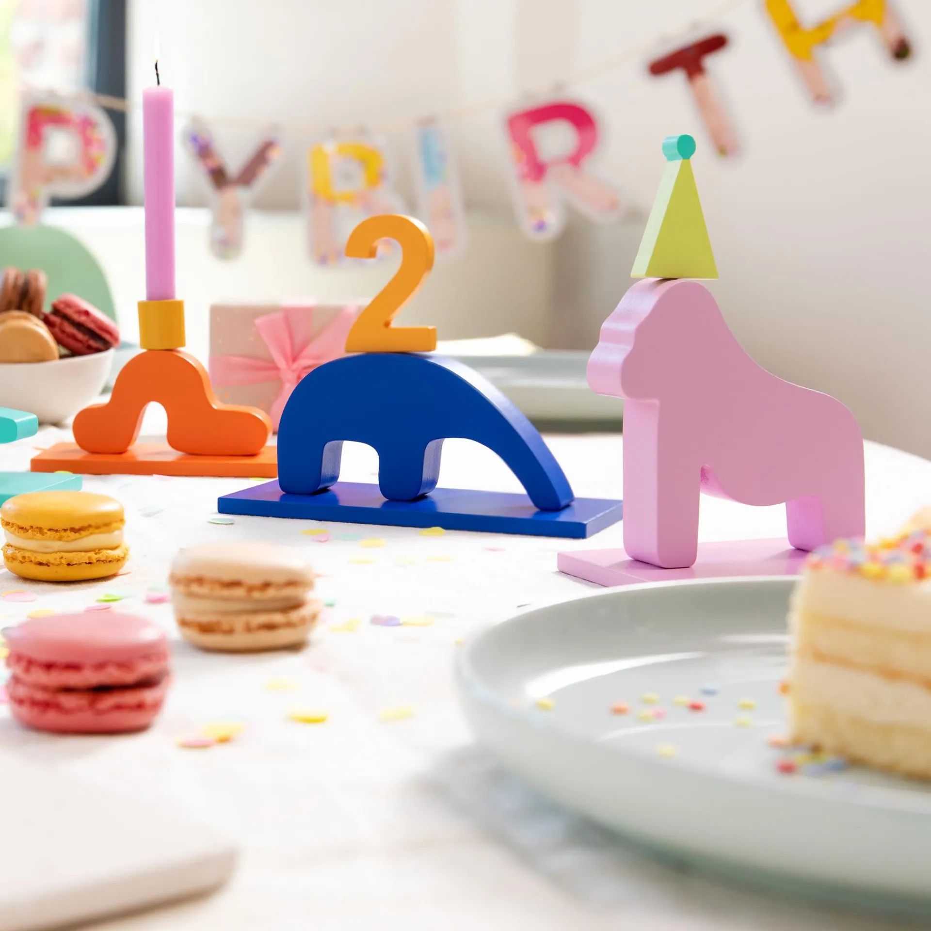 Kinder|Kerzen>REMEMBER Geburtstagskerzen-Set 'Candy', 12er-Set