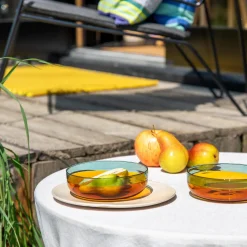 Tassen , Teller & Schalen>REMEMBER Glasschälchen 'amber', 2er-Set