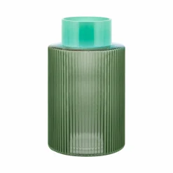 Vasen>REMEMBER Glasvase Groove 'green'