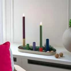 Kerzen>REMEMBER LED Stabkerzen-Set 'Ruka'