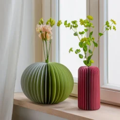 Vasen>REMEMBER Papiervase 'Yuki' berry