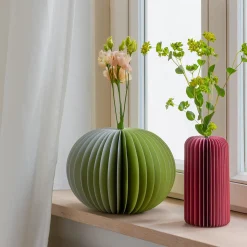 Vasen>REMEMBER Papiervase 'Yuki' sage